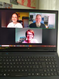 Heute durfte ich mich mit den beiden Synode Teilnehmerinnen Julia und Helena über unsere Pläne für den Herbst austauschen. #dachsbau24 #synode2024